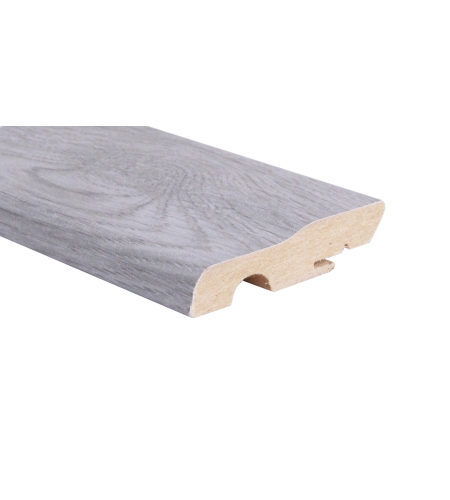 BATTISCOPA MDF ROVERE GRIGIO 70X18X2400MM